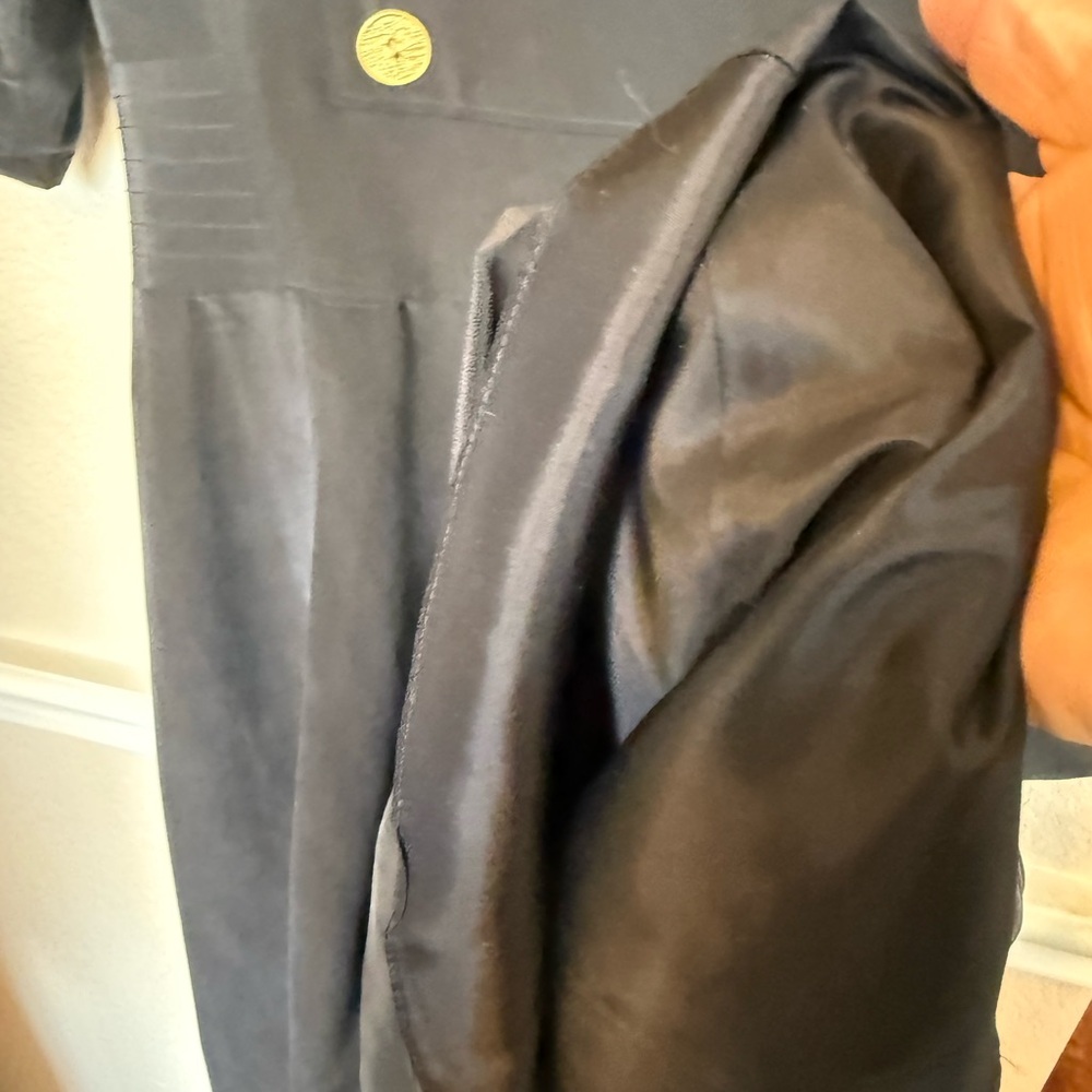 Large Hayden Harnett black silk dress. - Picture 7 of 11